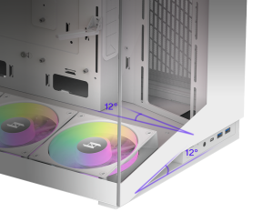 12° INCLINED AIRFLOW DESIGN