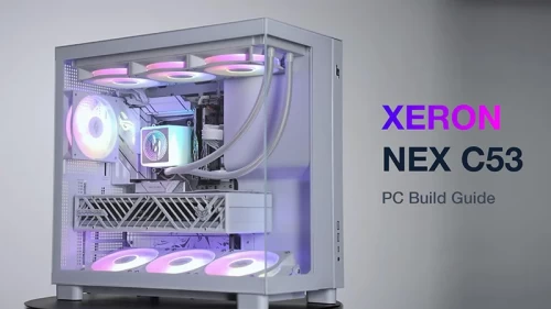 【NEX C53】 A White Case Makes Every Build Look Better.