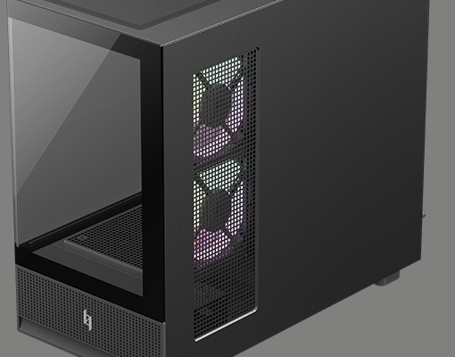 Right Side Panel with Integrated Stamped Grille Design